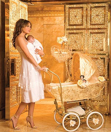 Melania with baby Barron