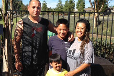 Rick and Antoinette Hynes with two of their children