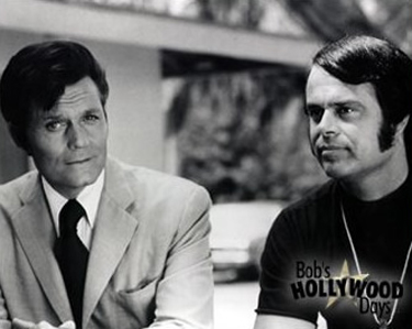 Bob with Jack Lord on "Hawaii 5-0"