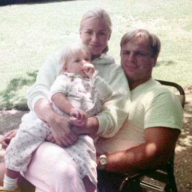 Rich with his wife Sue, early in their marriage