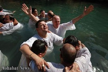 Baptism in Hamburg, Germany