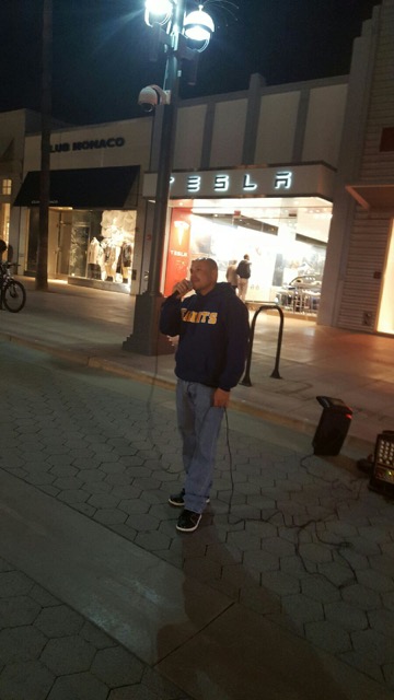 street preaching Santa Monica third street promenade