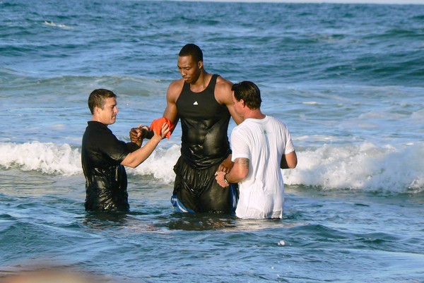 dwight howard at baptism