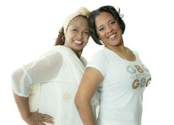 Dr. Vicki Lee (left) with her daughter, Venus Burton, after she came out of the lifestyle