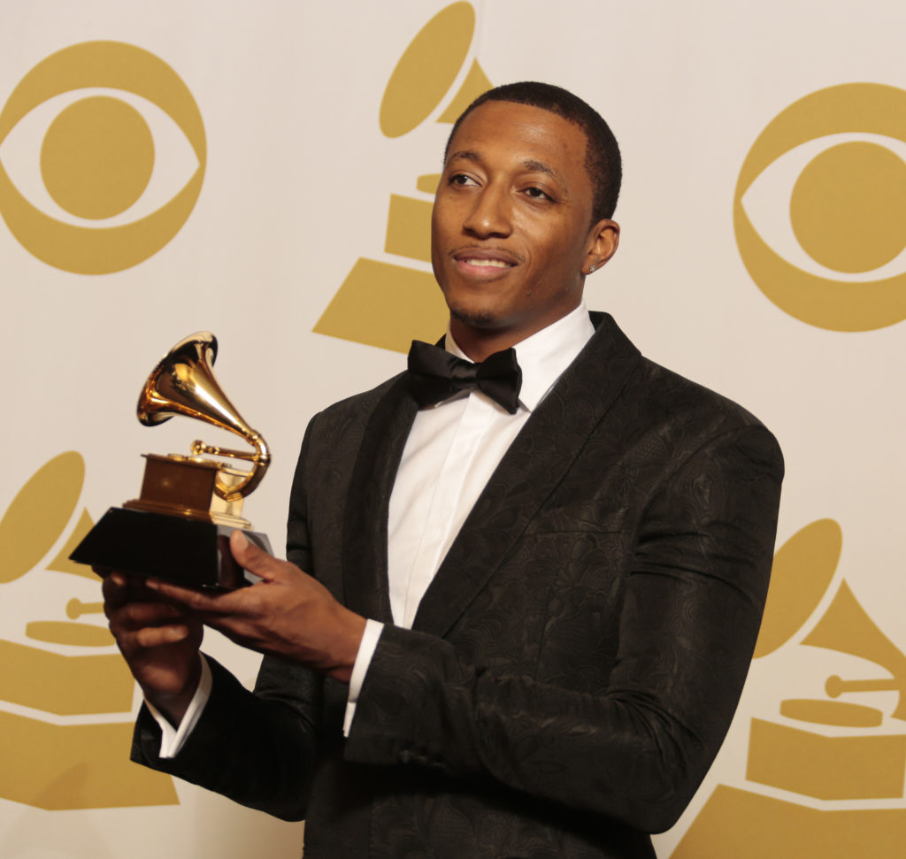 Lecrae backstage at the 57th Annual Grammy Awards at Staples Center in Los Angeles on Sunday, Feb. 8, 2015. (Lawrence K. Ho/Los Angeles Times/TNS)