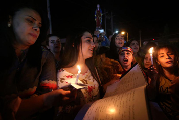 Celebration in Erbil marks liberation of Qaraqosh, once the "Christian capital" of Iraq