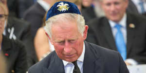 Prince Charles at Peres funeral in Jerusalem