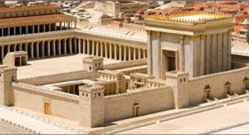 Model of coming Third Temple