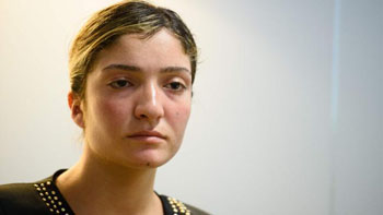 Nihad Alawsi, 16, who escaped her ISIS kidnappers. She was forced to take contraceptives during her time as a sex slave