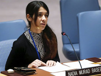 Nadia Murad Basee testified about her enslavement by ISIS