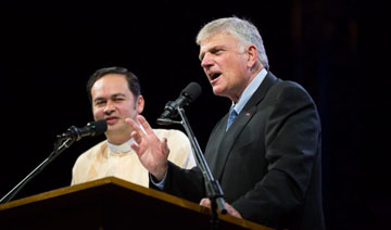 Franklin Graham at festival in Myanmar