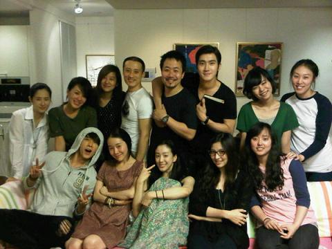 Siwon at his Bible study.