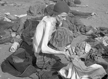 One survivor at Bergen-Belsen