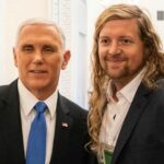 Sean Feucht with Mike Pence (Facebook)
