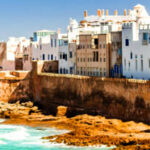 Aerial view on old city of Essaouira in Morocco