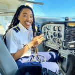 #BlackExcellence 🖤 Meet Nigerian American Miracle Izuchukwu She joins elite group of 1 black female pilots in the world Duc (1)