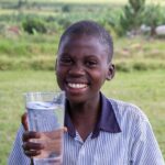 Boy with water