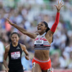 gabby thomas beats allyson felix