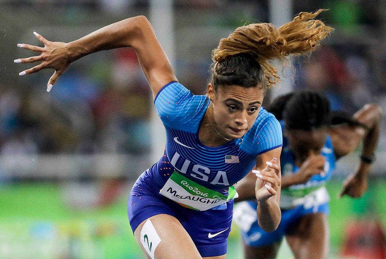Sydney McLaughlin says running with God takes the pressure off. sydney mcla...
