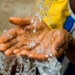 Hands, water